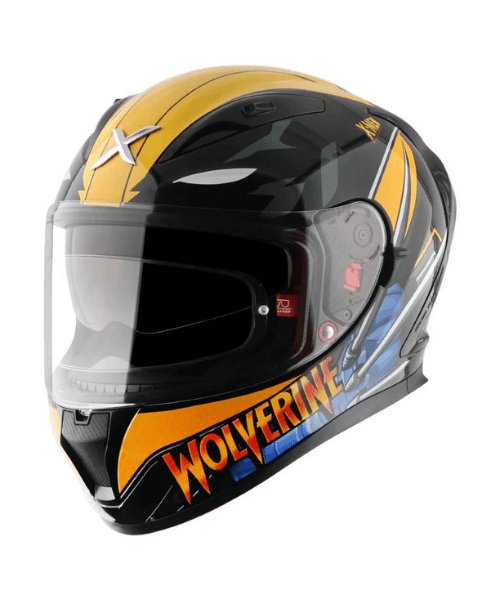 Axor Street Marvel Wolverine Helmet - Black Yellow