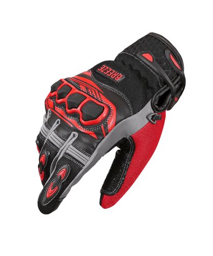 BBG Breeze Riding Gloves - Red