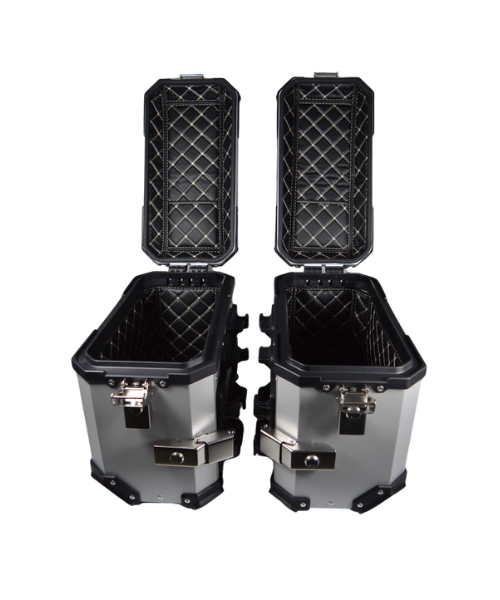 Moto Vanguard MVG 36L Panniers - Silver