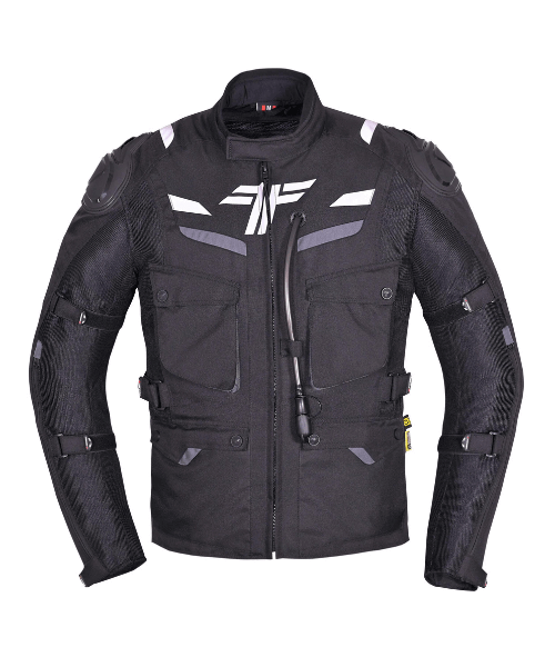 Tarmac Adventure Motorcycle Riding Jacket - Black