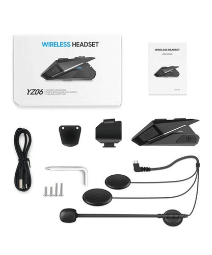 YZ06 Helmet Bluetooth Headset with Voice Assist