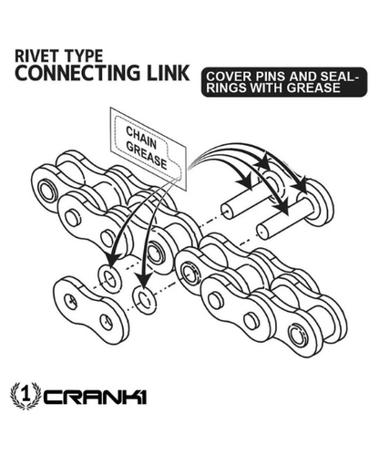 Crank1 Chain For Kawasaki Ninja 1000 525 Pitch ZVM-X 114L - Gold