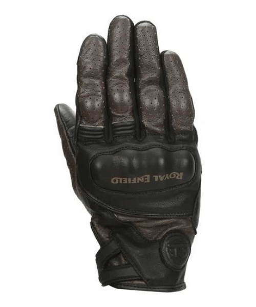 Royal Enfield Stalwart Riding Gloves - Black & Brown