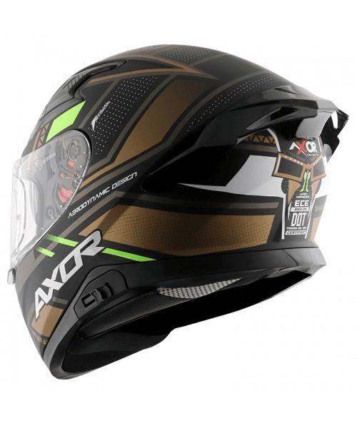 Axor Apex Tiki Black Gold Helmet