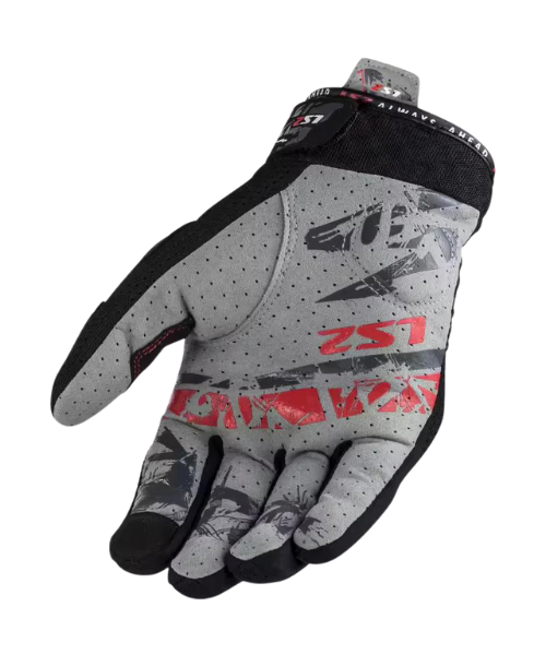 LS2 Chaki Riding Gloves - Black