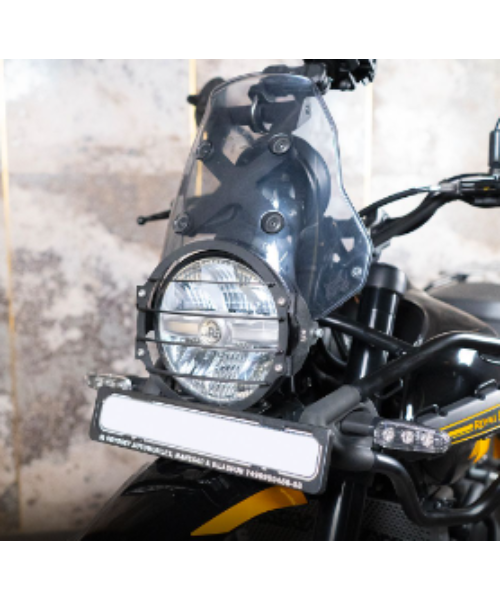 Zana Head Light Guard for Himalayan 450 (Black Stainless Steel) Type-3 - ZI-8450