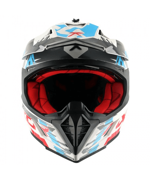 Axor X-CROSS X1 Off Road Helmet - White Red