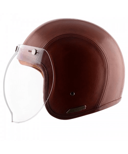 Axor Retro Jet Leather Timber Helmet - Coniac Light