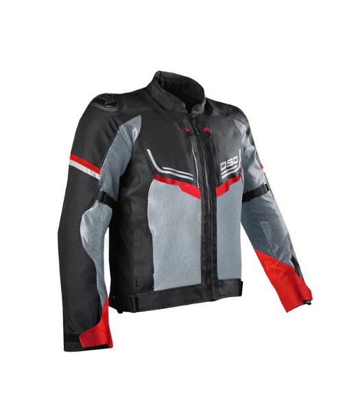 DSG Aire Riding Jacket - Black Grey Red