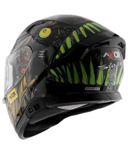 AXOR Apex Sea Devil Helmet - Gloss Black Gold