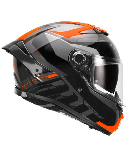 MT Thunder 4SV Goblin Helmet - Fluorescent Orange