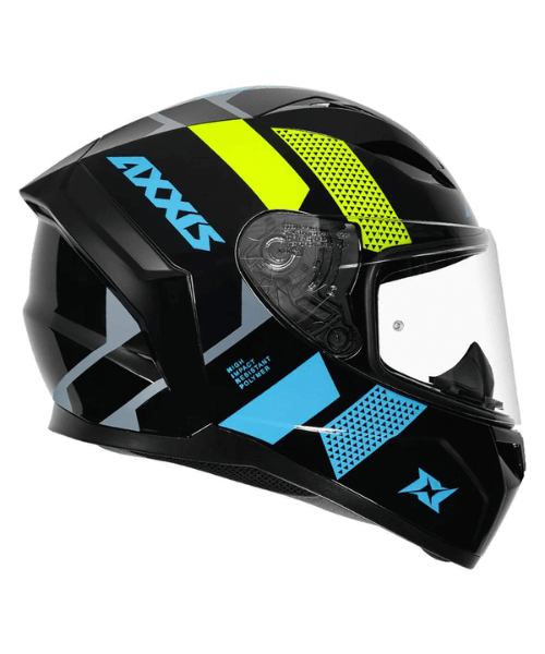 Axxis Segment Squame E7 Helmet - Gloss Fluo Blue