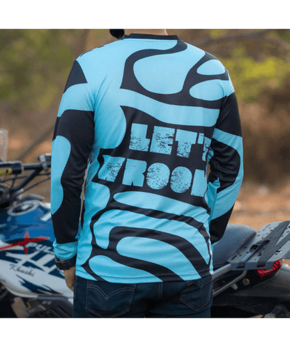 Wroom Dri Fit Jersey - Aqua Blue