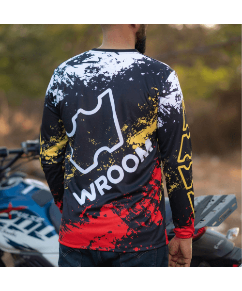 Wroom Dri Fit Jersey - Black Red