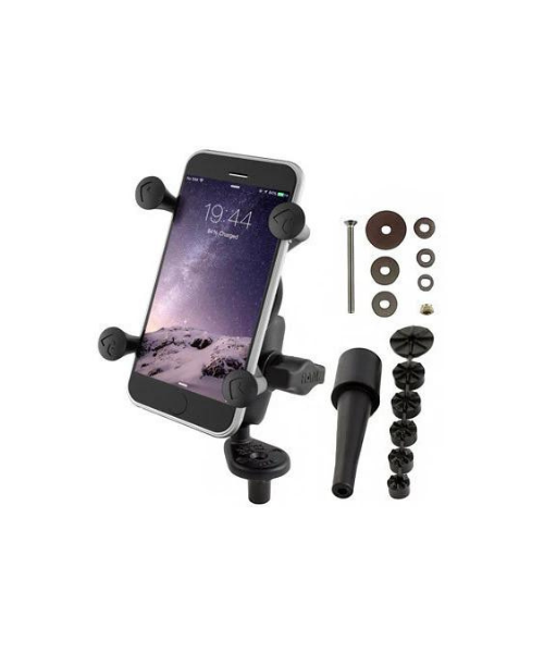 Ram Mount Ram Set Fork Stem Mount X Grip Phone Cradle Large Mobile Mount - RAM-B-176-A-UN10U