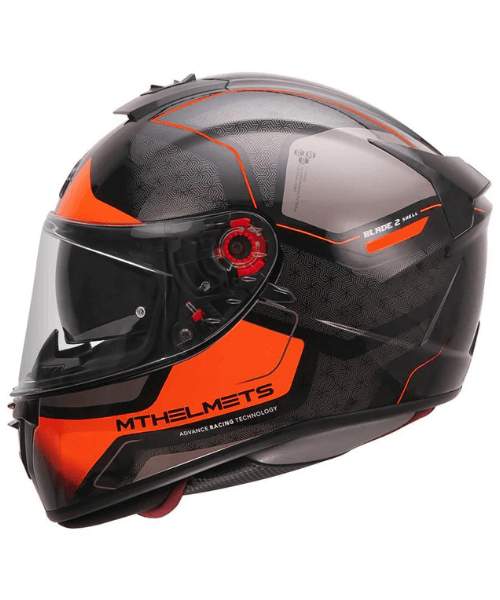 MT Helmet Blade 2SV Aura - Gloss Orange