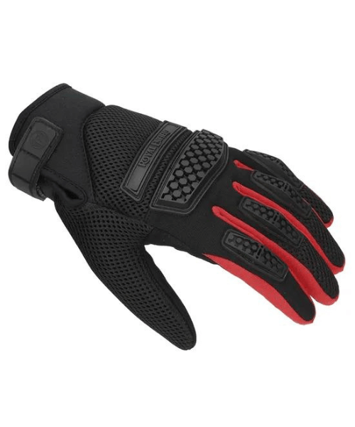 Royal Enfield Urban Hustler Riding Gloves - Red & Black
