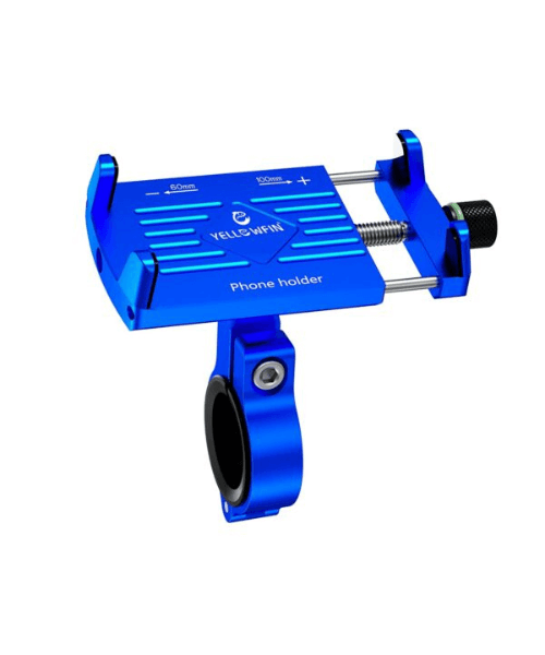 Yellowfin Claw Grip Aluminium Mobile Phone Holder Mount with 360 Rotation - M7 Blue