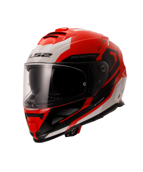 LS2 FF800 Storm II Kronos Helmet - Red White