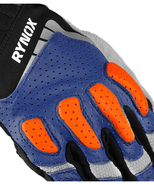 Rynox Ridge Pro Offroad Gloves - Blue Orange