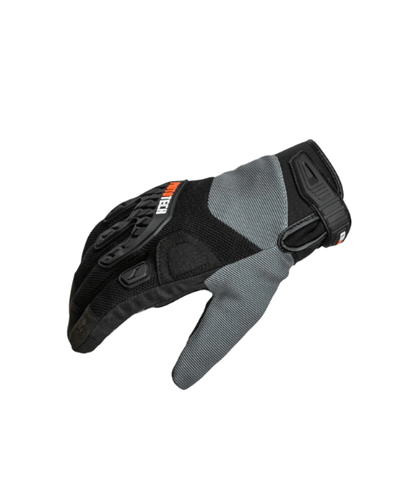 Mototech Reflex Air Flo Dual Sport Motorcycle Riding Gloves - Grey