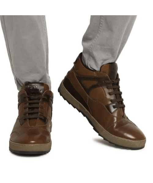 Royal Enfield Ramble Riding Boots - Khaki Brown