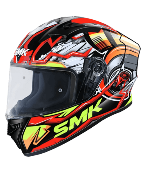 SMK Stellar Sports Turbo Graphics MA234 Helmet