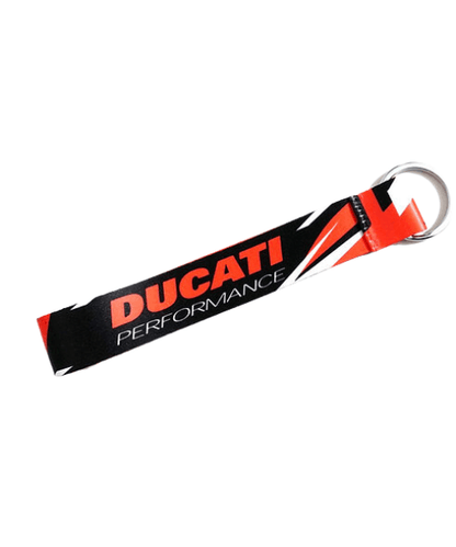 Fast Bend Ducati Performance Cloth Keychain