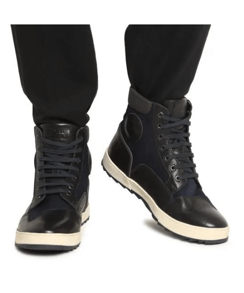 Royal Enfield Ambler Riding Boots - Black Navy