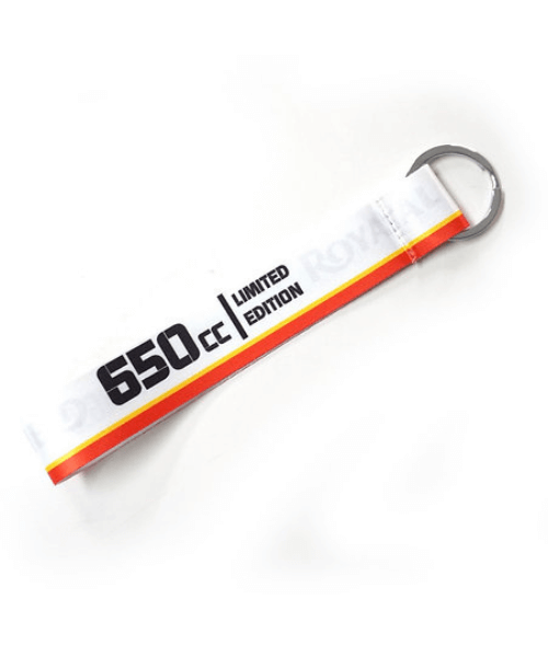 Fast Bend Interceptor Cloth Keychain - White