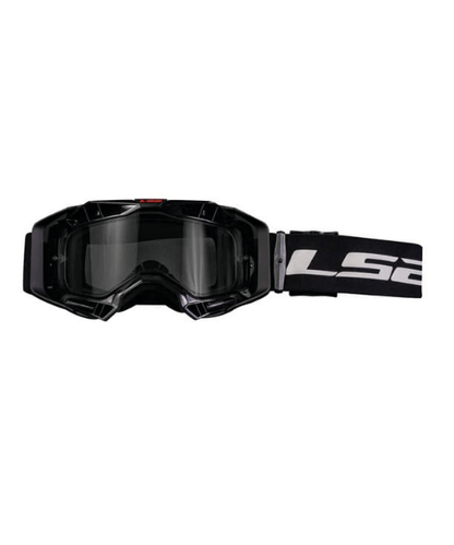 LS2 Aura Goggle Black With Clear Visor