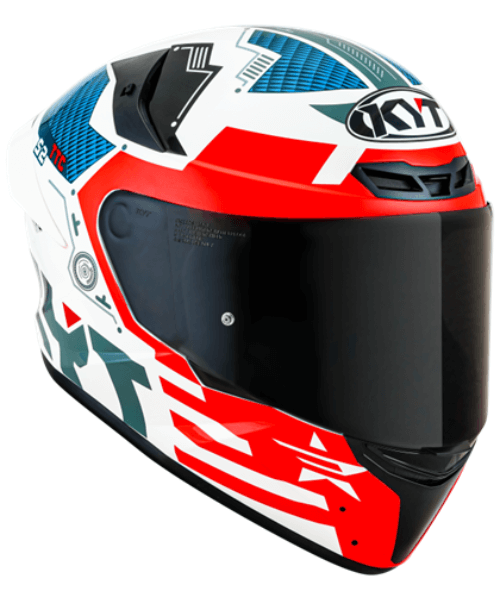 KYT TT-Course Fuselage Helmet - Red