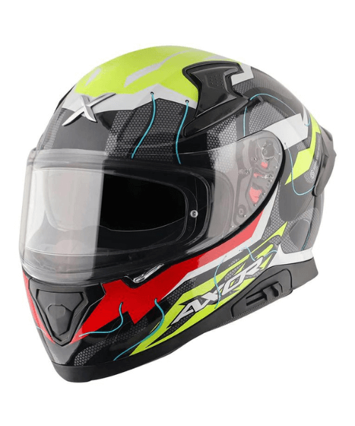 Axor Apex Dynamo Helmet - Gloss Black Neon Yellow