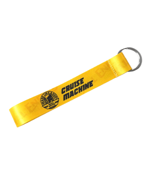 Fast Bend Meteor Cloth Keychain - Yellow