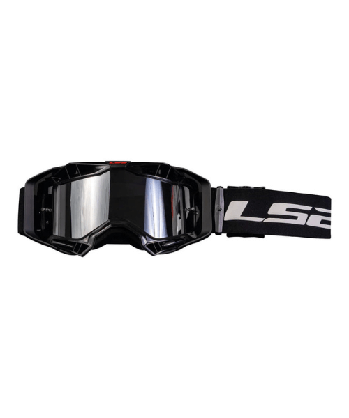 LS2 Aura Pro Goggle Black With Iridium Visor