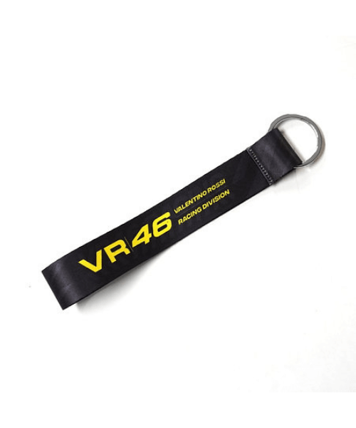 Fast Bend Rossi Racing Cloth Keychain - Black