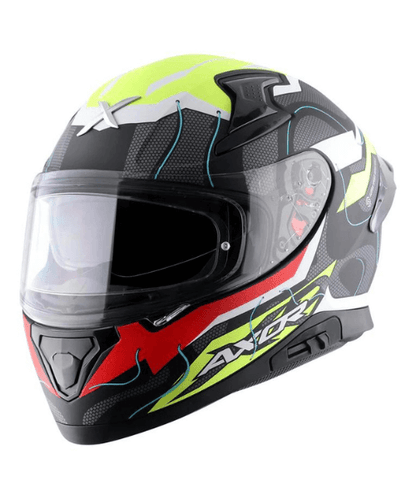 Axor Apex Dynamo Helmet - Matt Black Neon Yellow