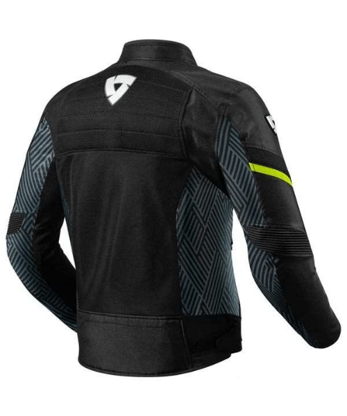 Rev’it! Arc Air Mesh Riding Jacket - Black Neon Yellow