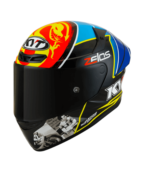 KYT TT-Course Xavier Simeon Endurance Champion Replica Helmet - Blue Black