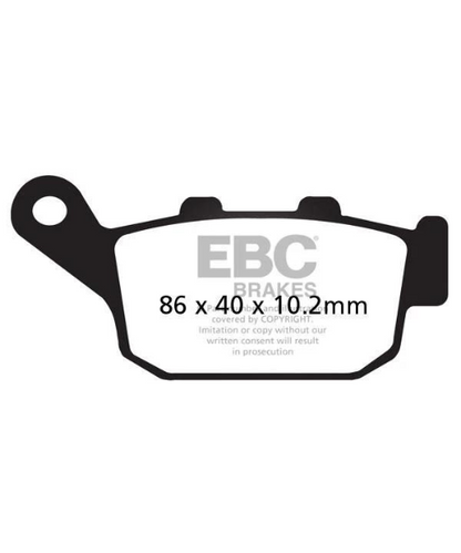 EBC Brake Pads - Double H Sintered Rear Brakes - FA140HH