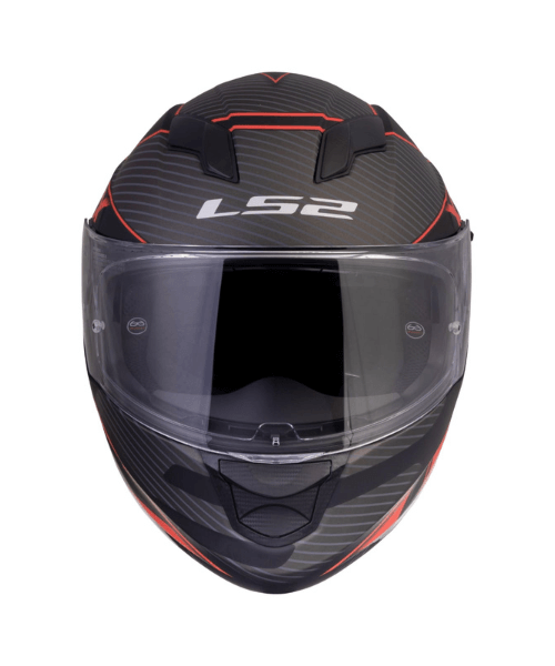 LS2 FF320 Stream Evo Level Helmet with Pinlock - Matt Black Red