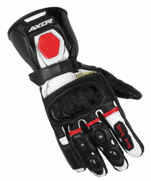 Axor Lycan Riding Gloves - Black Red