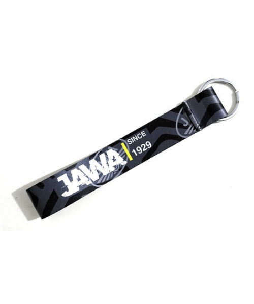 Fast Bend Jawa since 1929 Cloth Keychain - Black