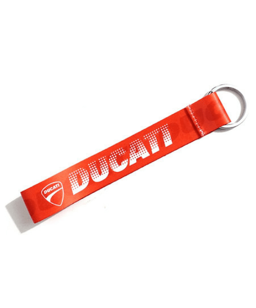 Fast Bend Ducati Halftone Cloth Keychain