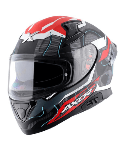 Axor Apex Dynamo Helmet - Matt Black Red