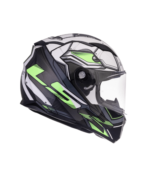 LS2 FF320 Stream Evo Xdron With Pinlock Helmet - Gloss White Grey