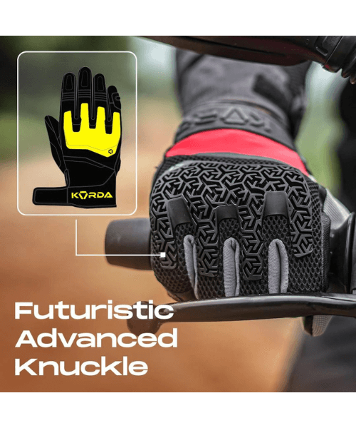 Korda Adventure Riding Gloves - Red