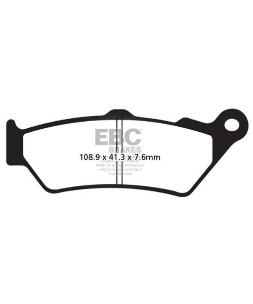 EBC Brake Pads - Double H Sintered Front/Rear Brakes - FA209/2HH