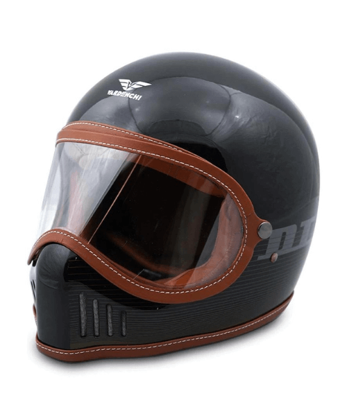Vardenchi Dirt Track Full Face Helmet - Black