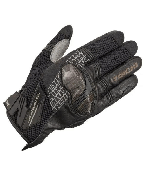 RS Taichi Armed Mesh Gloves Reflective - Black